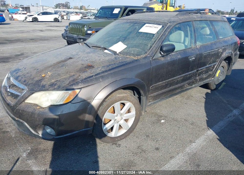 2009 SUBARU OUTBACK 2.5I VIN: 4S4BP61C796312838