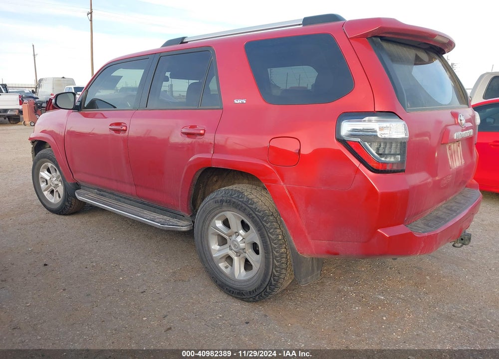 2019 TOYOTA 4RUNNER SR5 PREMIUM VIN: JTEZU5JR9K5193207
