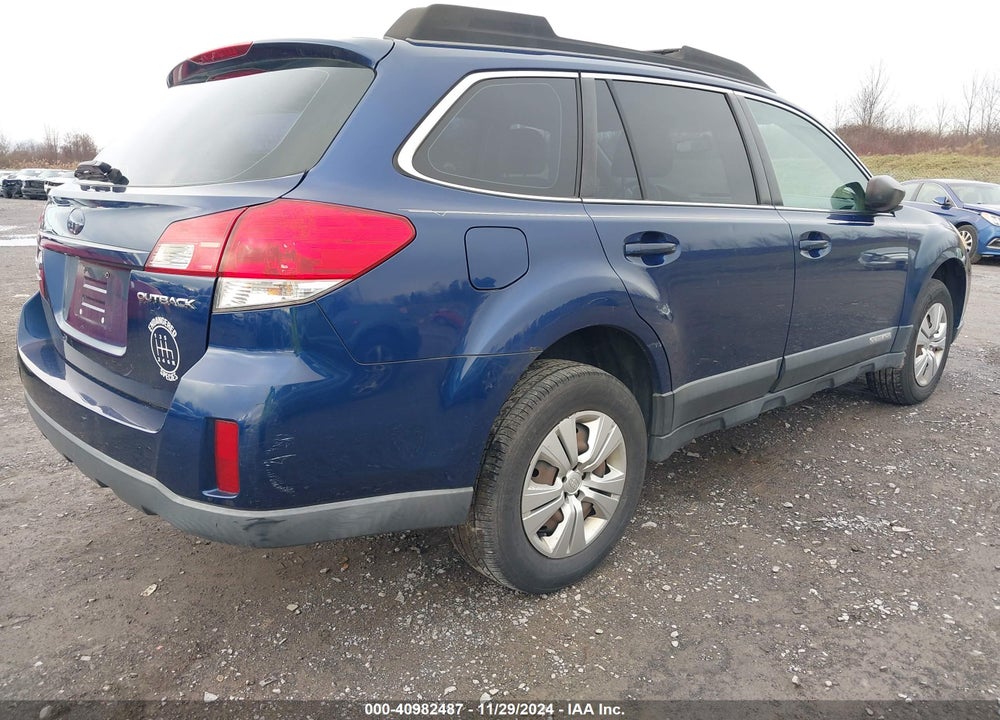 2011 SUBARU OUTBACK 2.5I VIN: 4S4BRBAC3B1361959