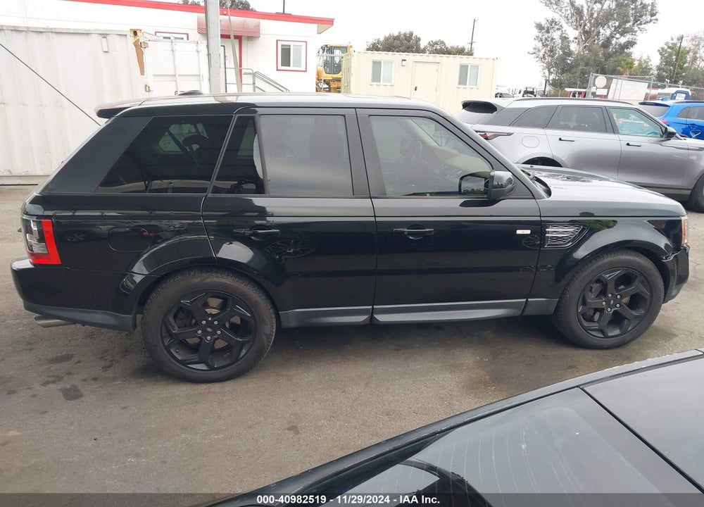 2013 LAND ROVER RANGE ROVER SPORT SUPERCHARGED VIN: SALSH2E42DA781895