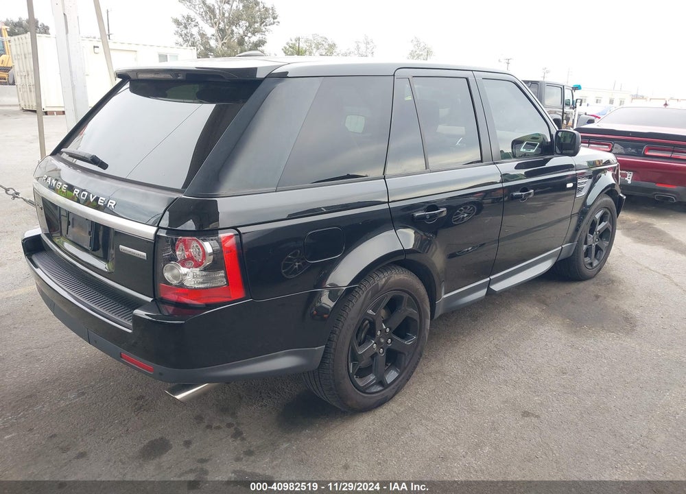 2013 LAND ROVER RANGE ROVER SPORT SUPERCHARGED VIN: SALSH2E42DA781895