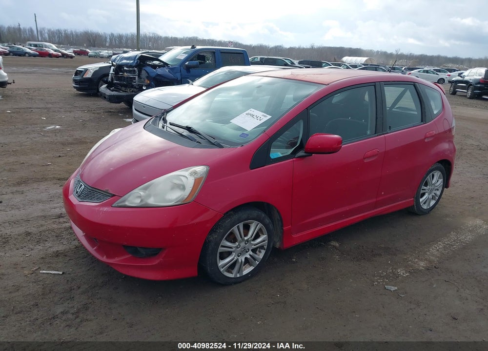 2010 HONDA FIT SPORT VIN: JHMGE8H43AS009026