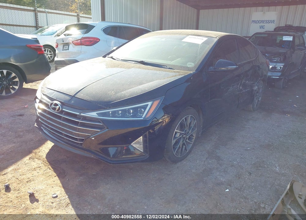 2019 HYUNDAI ELANTRA LIMITED VIN: 5NPD84LF7KH461557