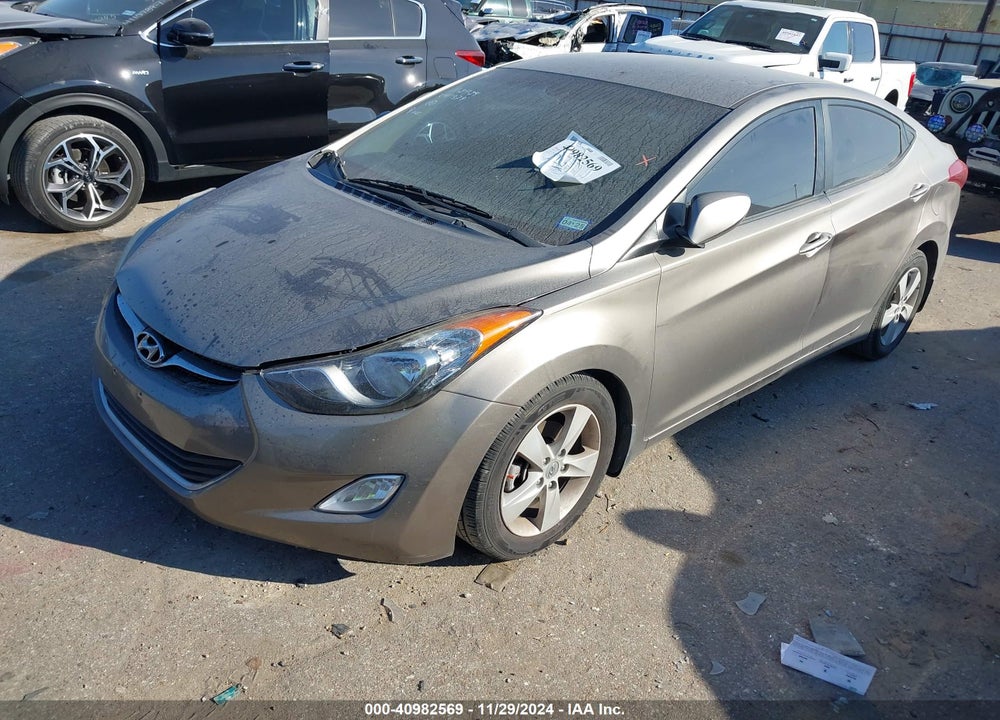 2013 HYUNDAI ELANTRA GLS VIN: 5NPDH4AE9DH416083