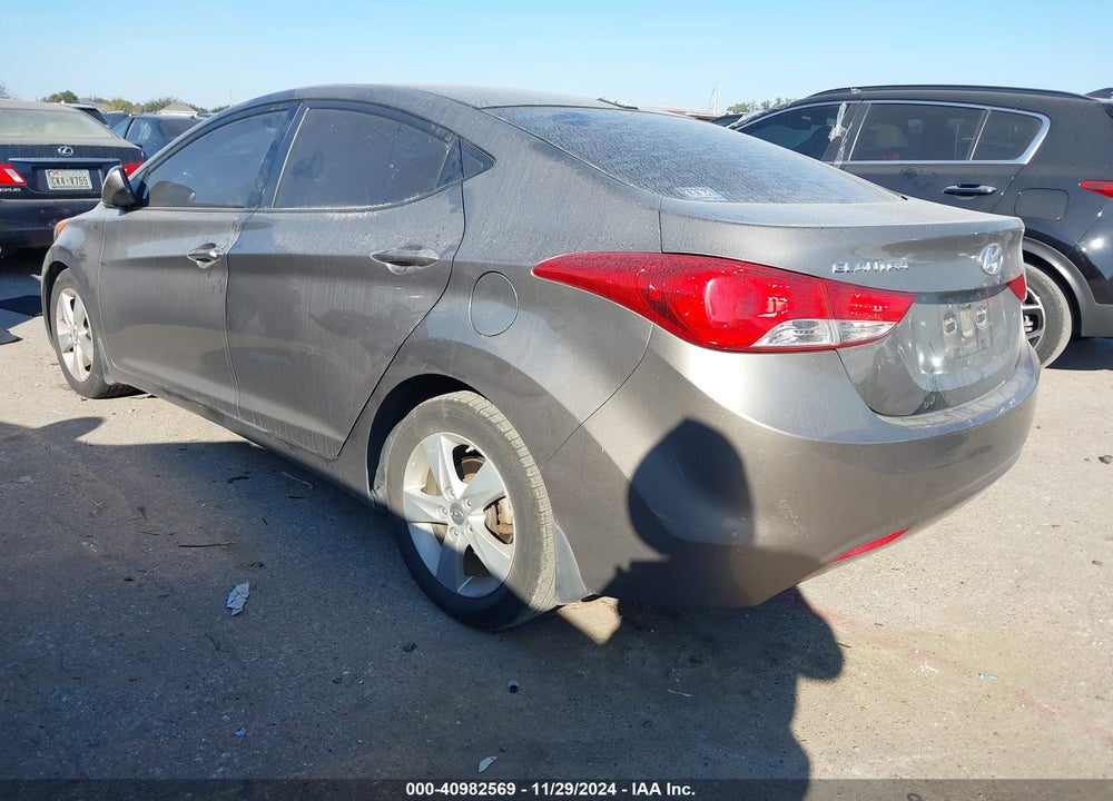 2013 HYUNDAI ELANTRA GLS VIN: 5NPDH4AE9DH416083