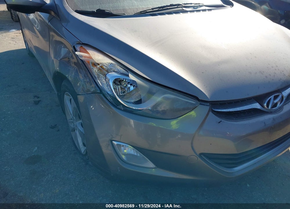2013 HYUNDAI ELANTRA GLS VIN: 5NPDH4AE9DH416083