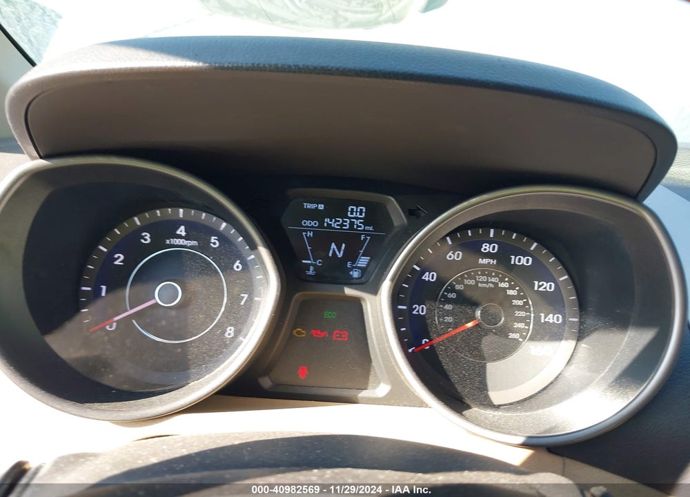 2013 HYUNDAI ELANTRA GLS VIN: 5NPDH4AE9DH416083