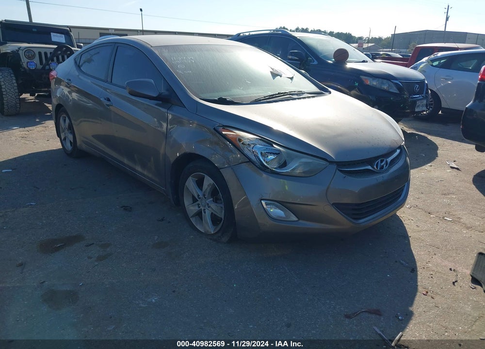 2013 HYUNDAI ELANTRA GLS VIN: 5NPDH4AE9DH416083