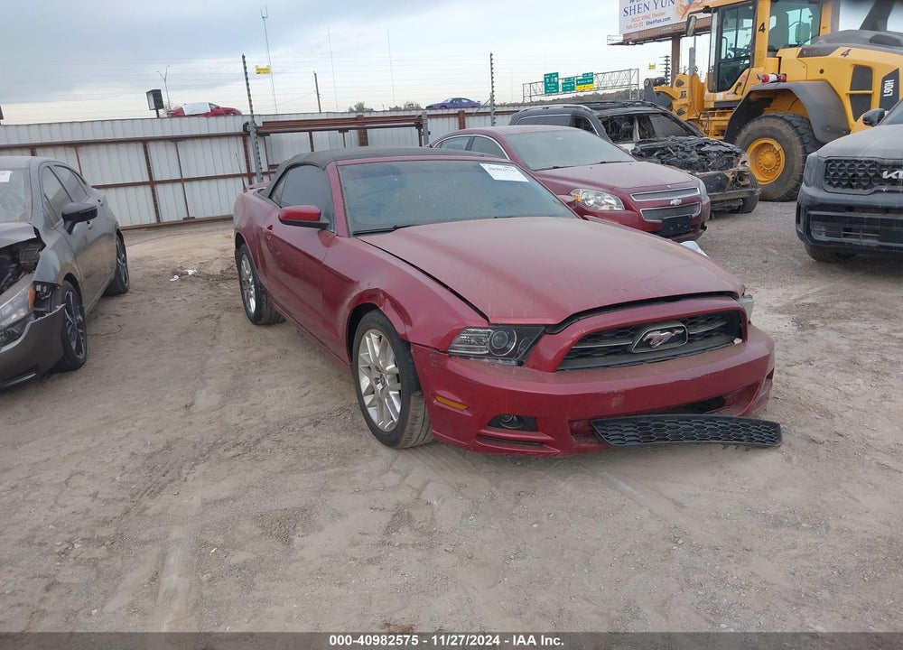 2014 FORD MUSTANG V6 PREMIUM VIN: 1ZVBP8EM6E5257184