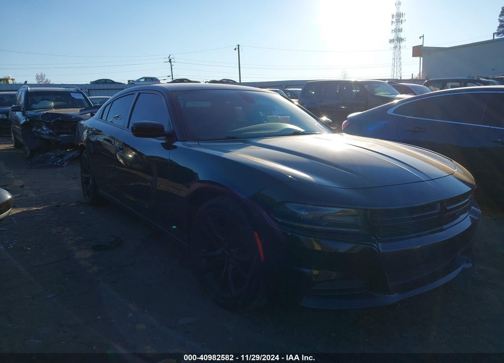 2018 DODGE CHARGER SXT RWD VIN: 2C3CDXBG3JH147273