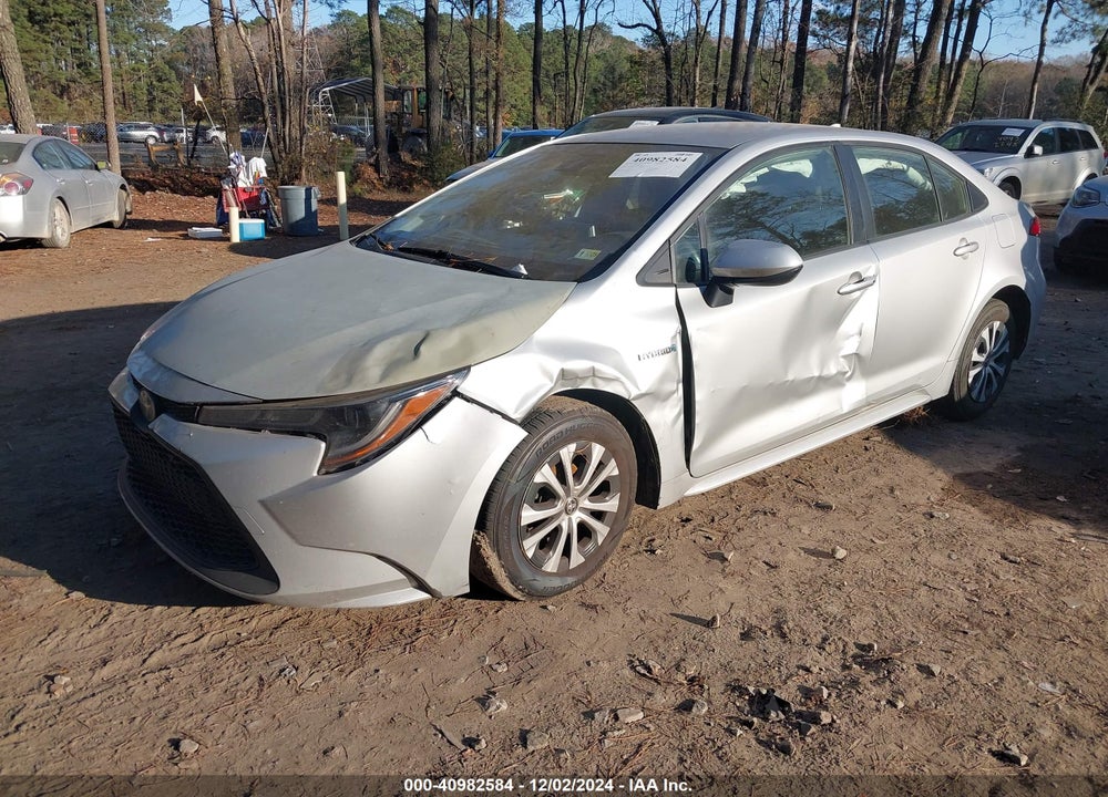 2021 TOYOTA COROLLA HYBRID LE VIN: JTDEAMDE2MJ003319