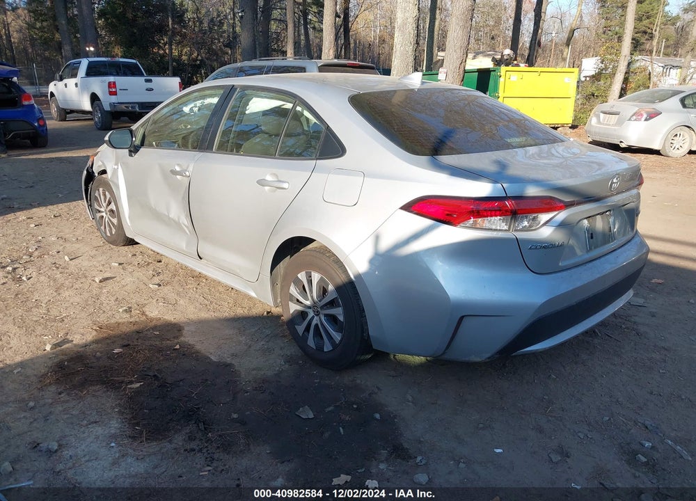 2021 TOYOTA COROLLA HYBRID LE VIN: JTDEAMDE2MJ003319