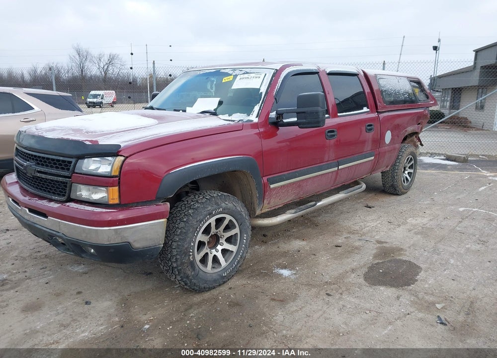 2006 CHEVROLET SILVERADO 1500HD LT2 VIN: 1GCGK13U26F106291