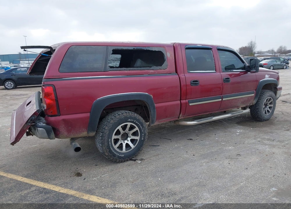 2006 CHEVROLET SILVERADO 1500HD LT2 VIN: 1GCGK13U26F106291
