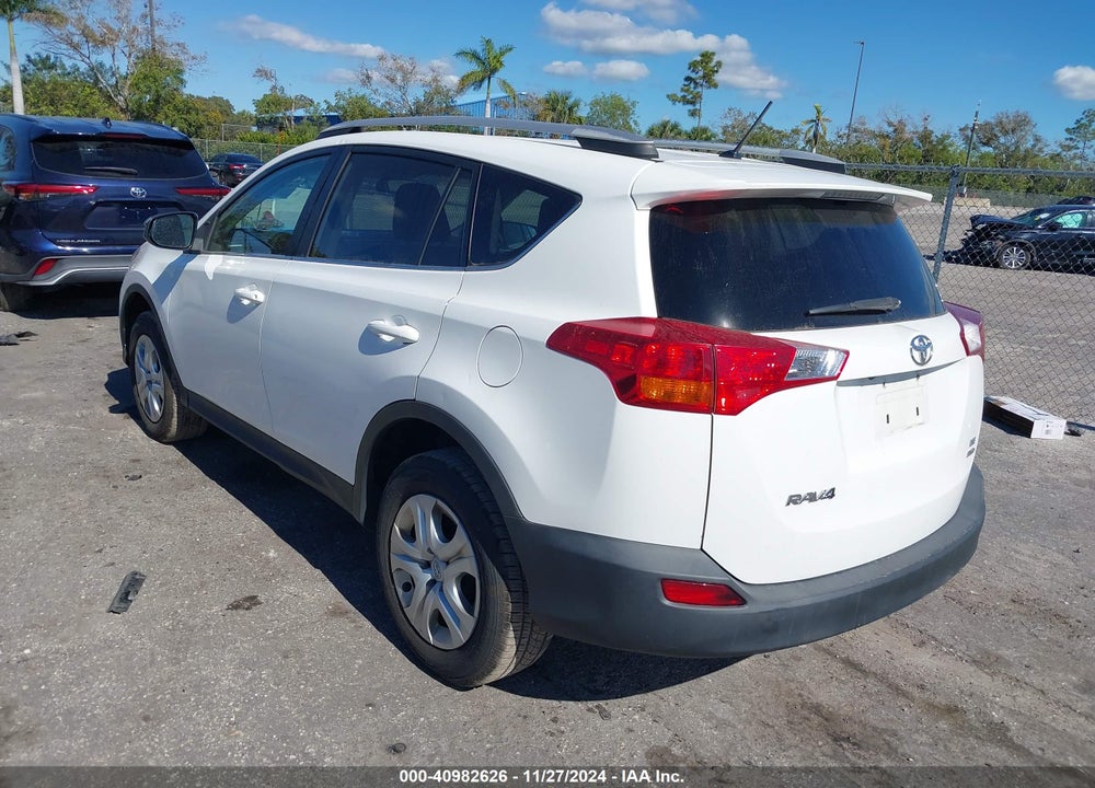 2015 TOYOTA RAV4 LE VIN: 2T3BFREV9FW279145