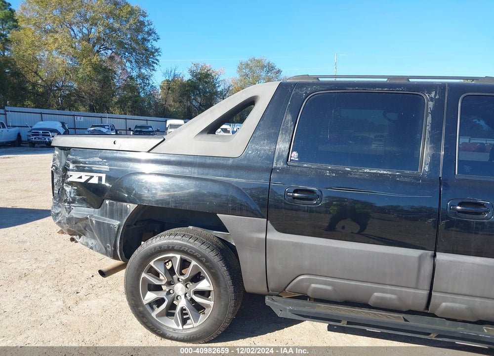 2004 CHEVROLET AVALANCHE 1500 VIN: 3GNEK12T94G312405