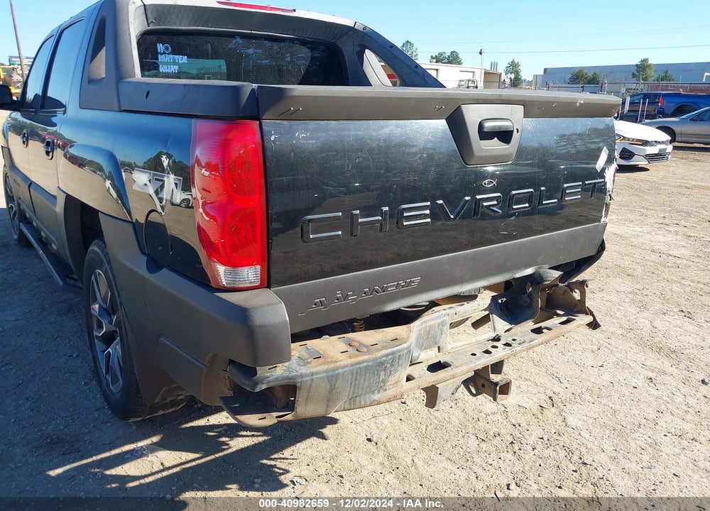 2004 CHEVROLET AVALANCHE 1500 VIN: 3GNEK12T94G312405