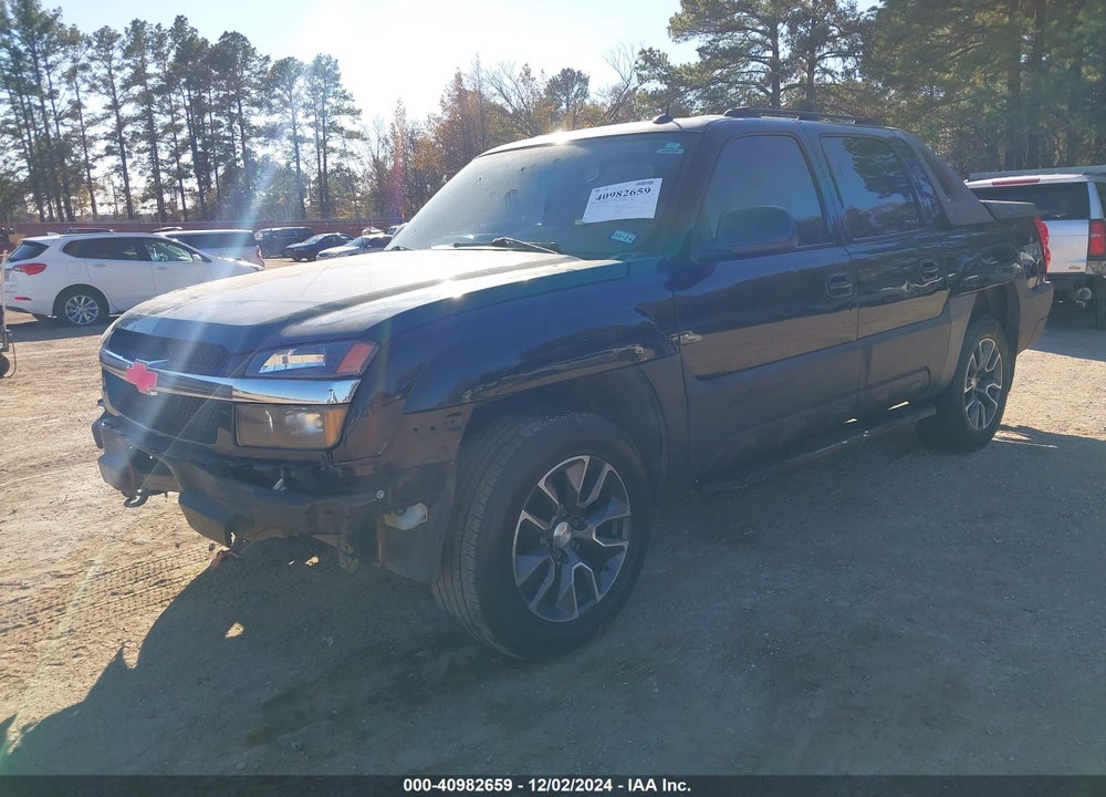 2004 CHEVROLET AVALANCHE 1500 VIN: 3GNEK12T94G312405