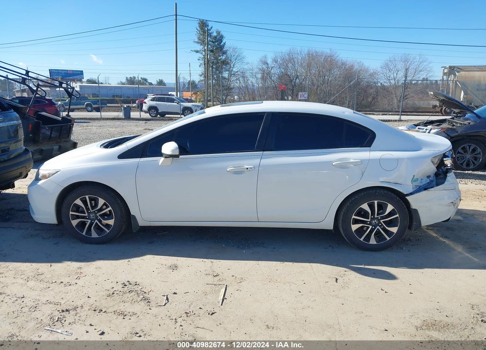2015 HONDA CIVIC EX VIN: 19XFB2F89FE070822