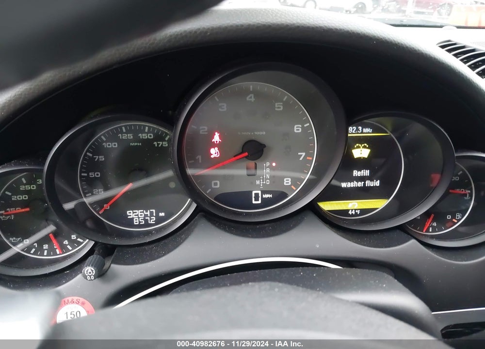 2011 PORSCHE CAYENNE S VIN: WP1AB2A2XBLA54061