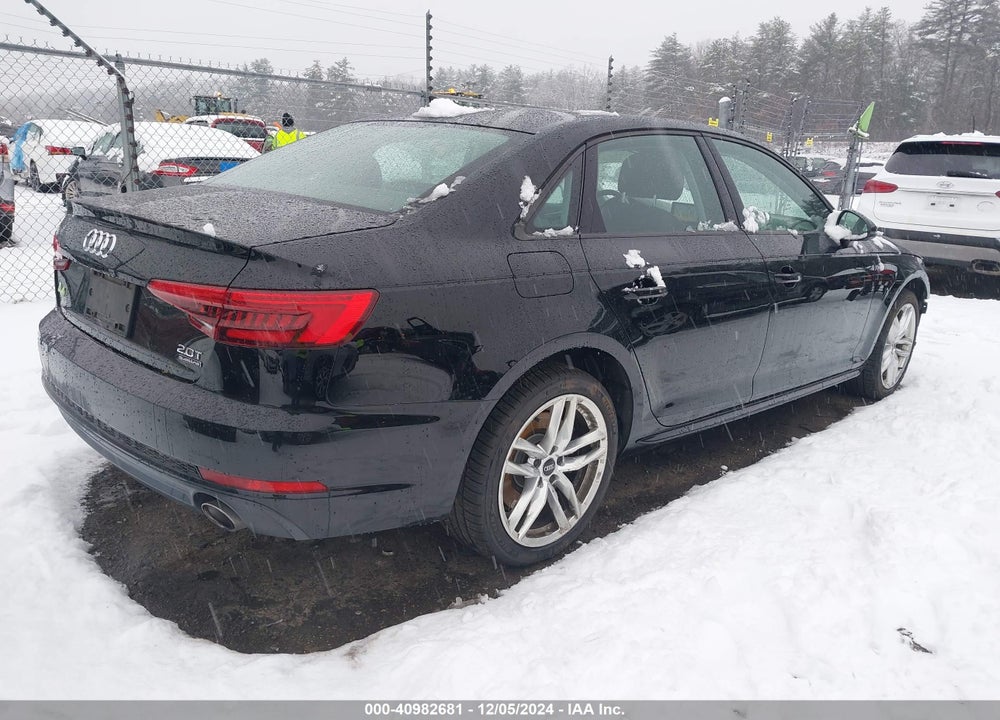 2017 AUDI A4 2.0T SEASON OF  PREMIUM VIN: WAUDNAF4XHN049527