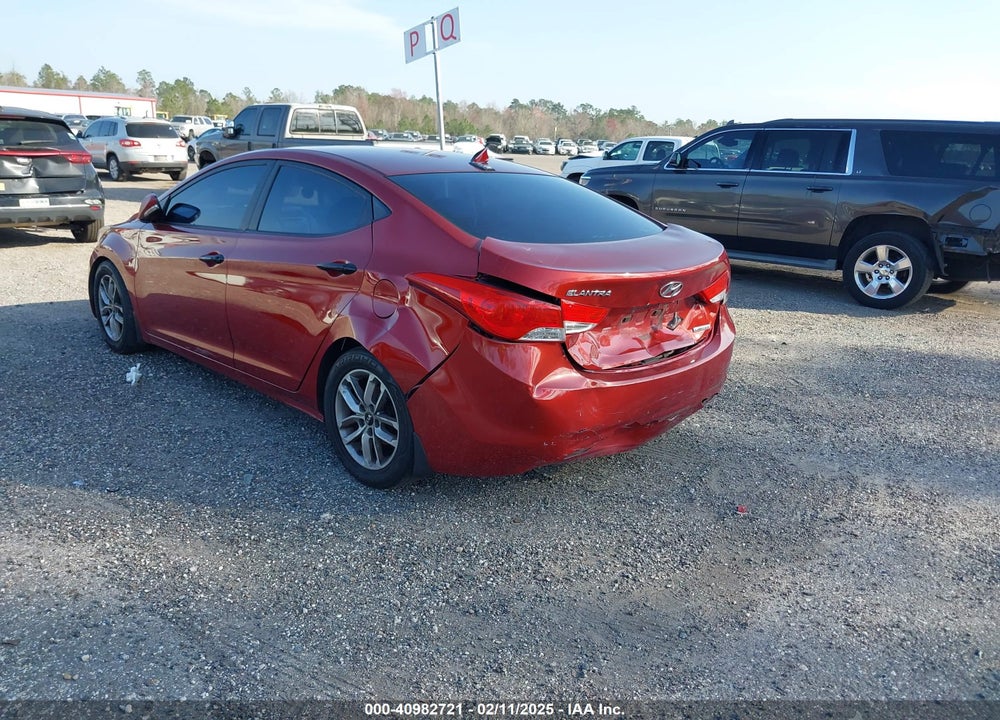 2012 HYUNDAI ELANTRA LIMITED (ULSAN PLANT) VIN: KMHDH4AE0CU192511