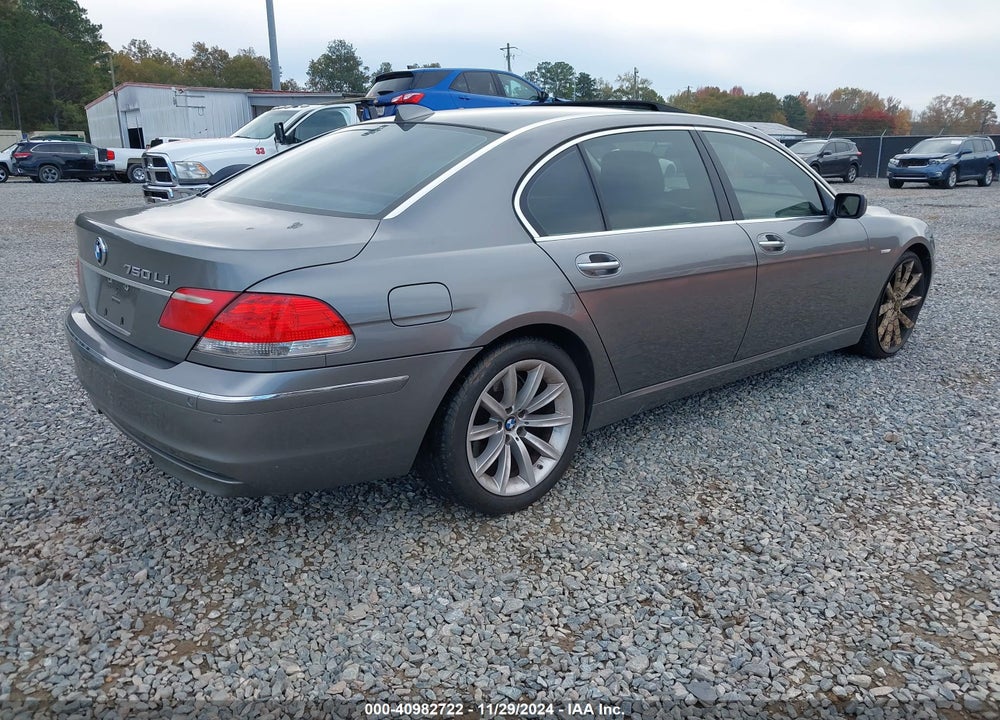 2007 BMW 750LI VIN: WBAHN83527DT72532