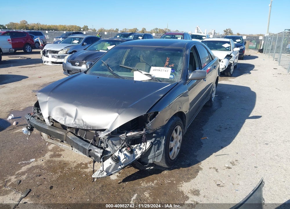 2004 TOYOTA CAMRY LE VIN: 4T1BE32K54U859847