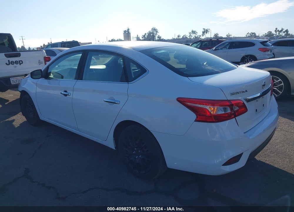 2018 NISSAN SENTRA S VIN: 3N1AB7AP1JY286387