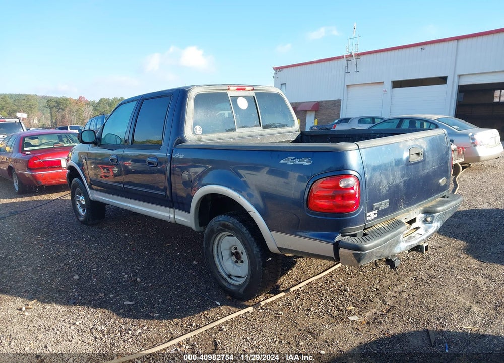 2002 FORD F-150 LARIAT/XLT VIN: 1FTRW08L42KA57376