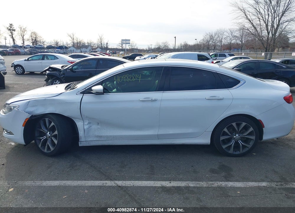 2016 CHRYSLER 200 C VIN: 1C3CCCCG6GN125729
