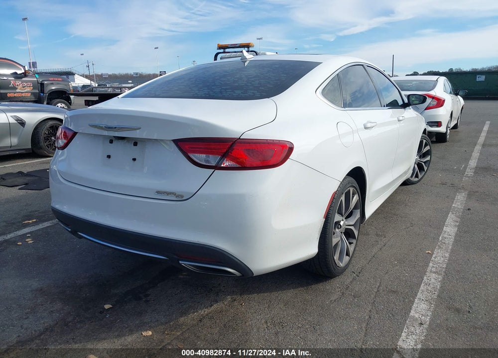 2016 CHRYSLER 200 C VIN: 1C3CCCCG6GN125729