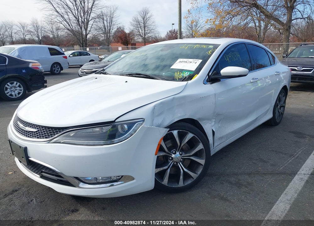 2016 CHRYSLER 200 C VIN: 1C3CCCCG6GN125729