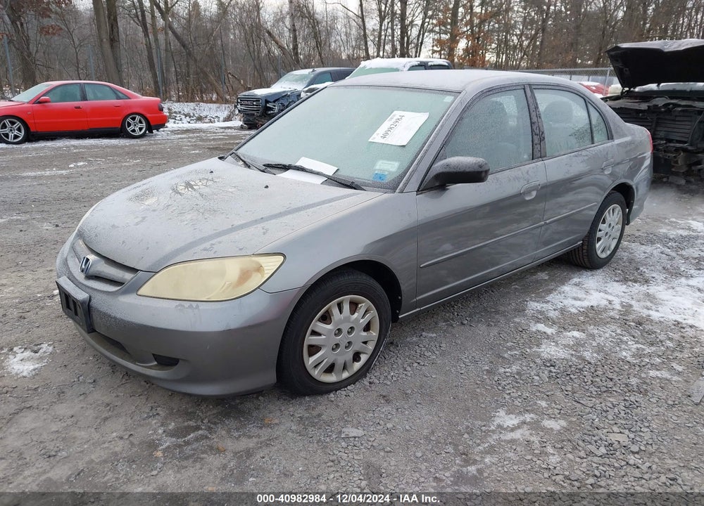 2005 HONDA CIVIC LX VIN: 2HGES16565H602866