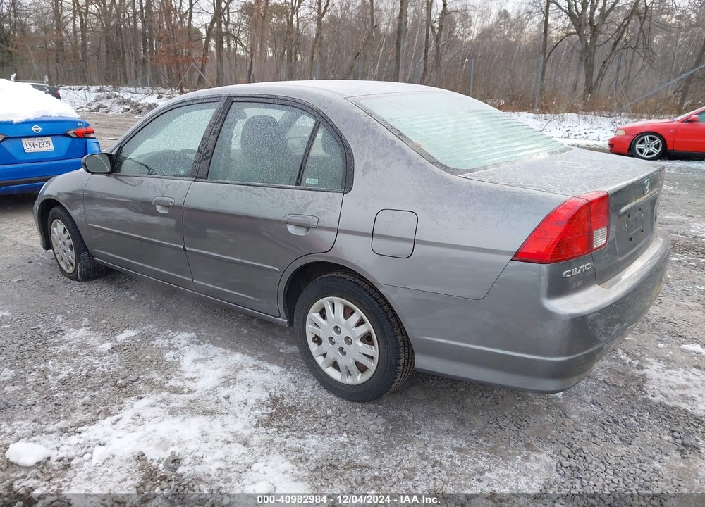 2005 HONDA CIVIC LX VIN: 2HGES16565H602866