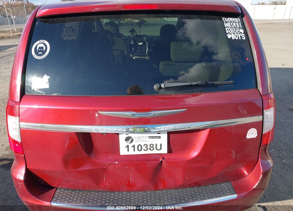 2013 CHRYSLER TOWN & COUNTRY TOURING-L VIN: 2C4RC1CG6DR531390
