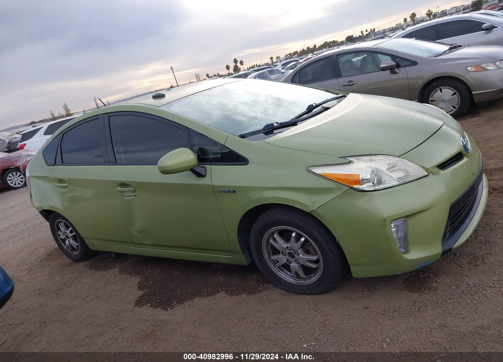 2013 TOYOTA PRIUS THREE VIN: JTDKN3DU6D1631666