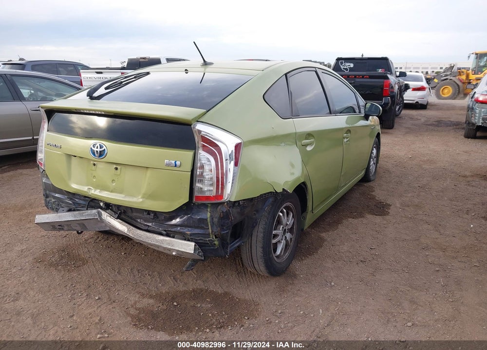 2013 TOYOTA PRIUS THREE VIN: JTDKN3DU6D1631666