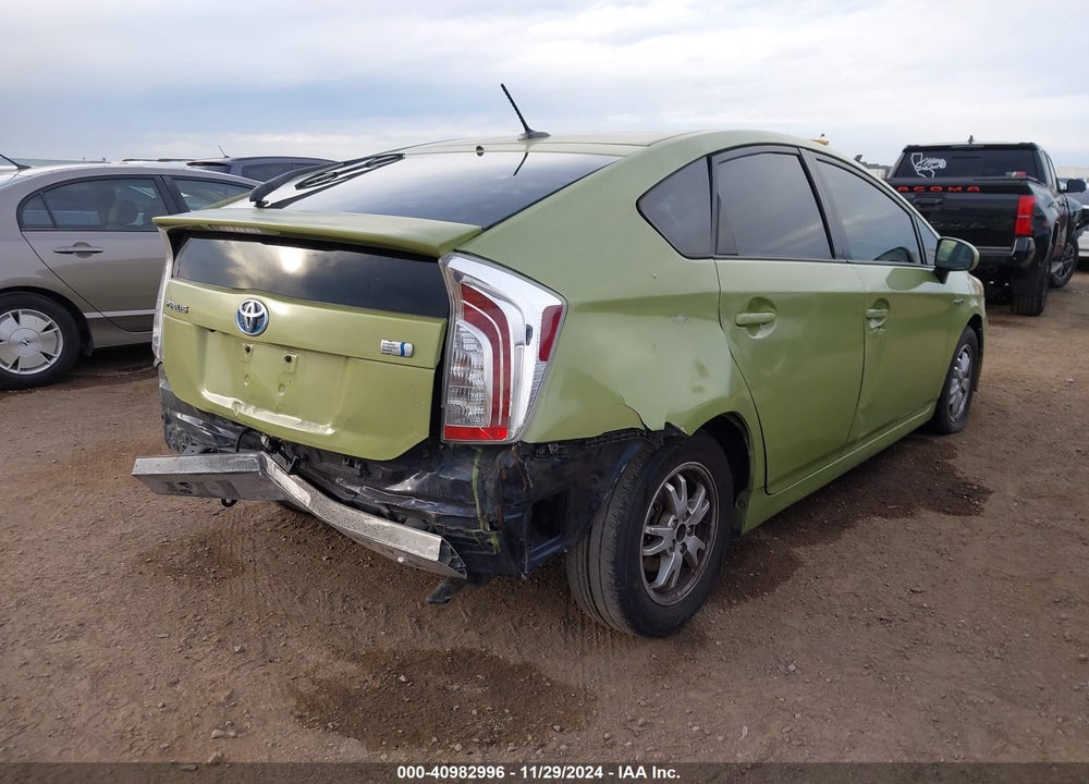 2013 TOYOTA PRIUS THREE VIN: JTDKN3DU6D1631666