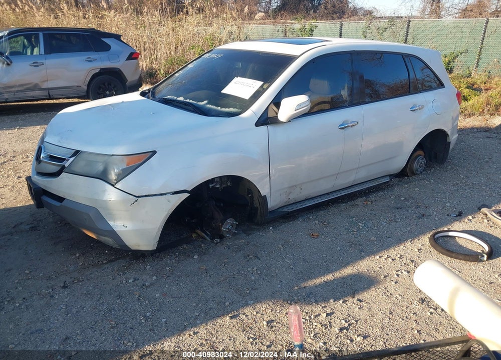 2008 ACURA MDX TECHNOLOGY PACKAGE VIN: 2HNYD28498H549434