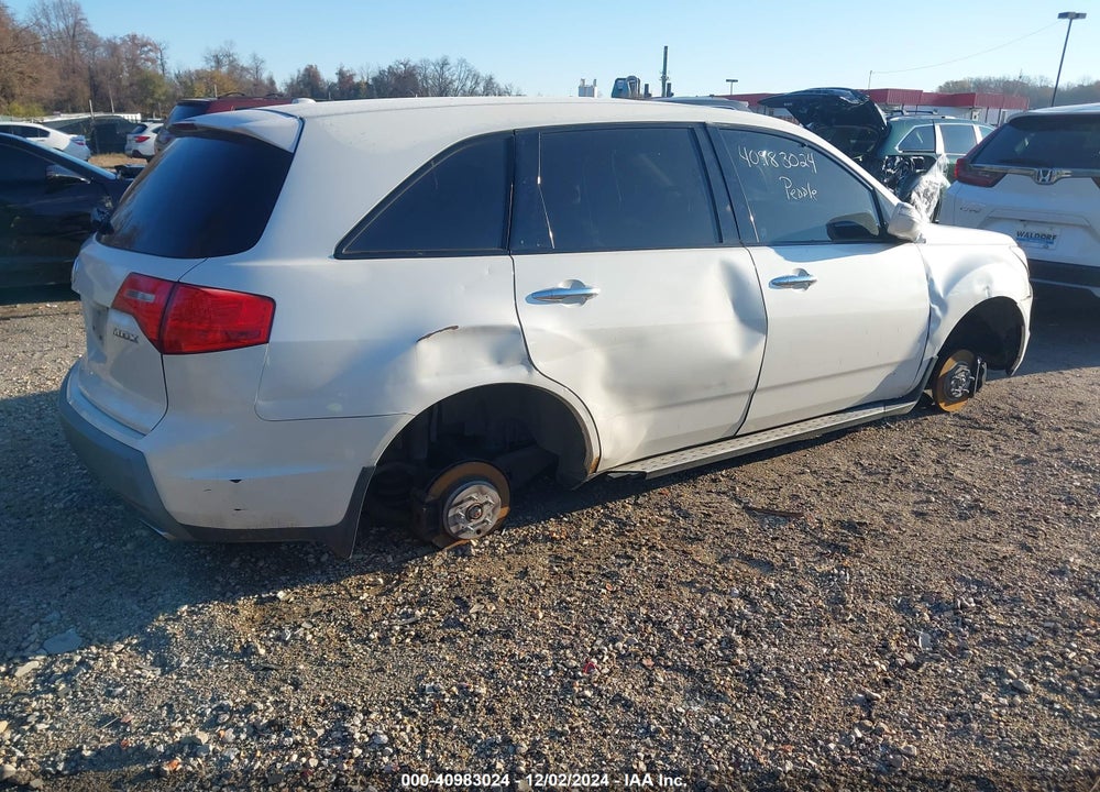 2008 ACURA MDX TECHNOLOGY PACKAGE VIN: 2HNYD28498H549434