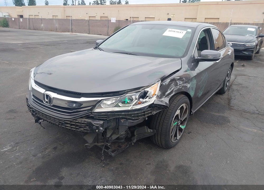 2017 HONDA ACCORD EX-L V6 VIN: 1HGCR3F83HA033941