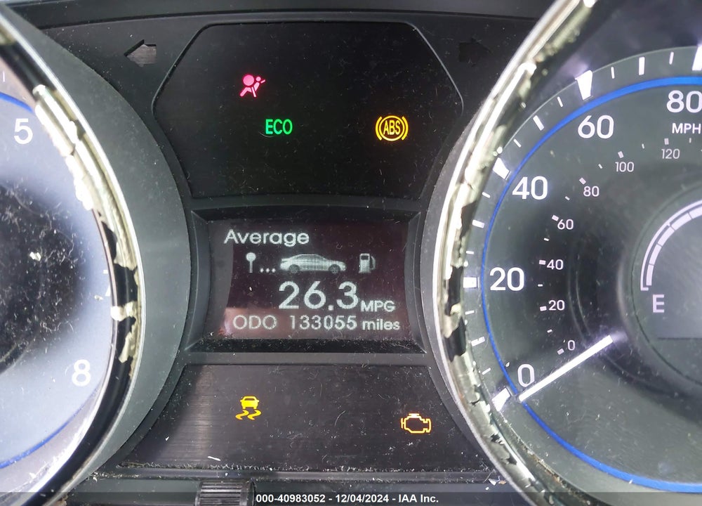 2013 HYUNDAI SONATA LIMITED 2.0T VIN: 5NPEC4AB5DH600980