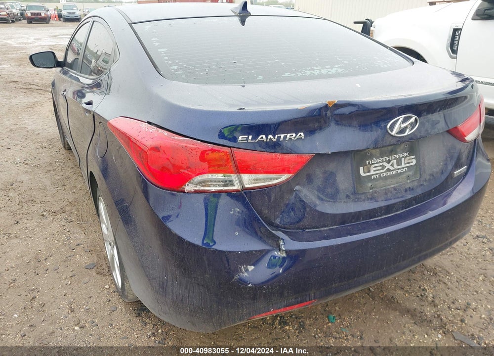 2013 HYUNDAI ELANTRA LIMITED VIN: 5NPDH4AE9DH202033