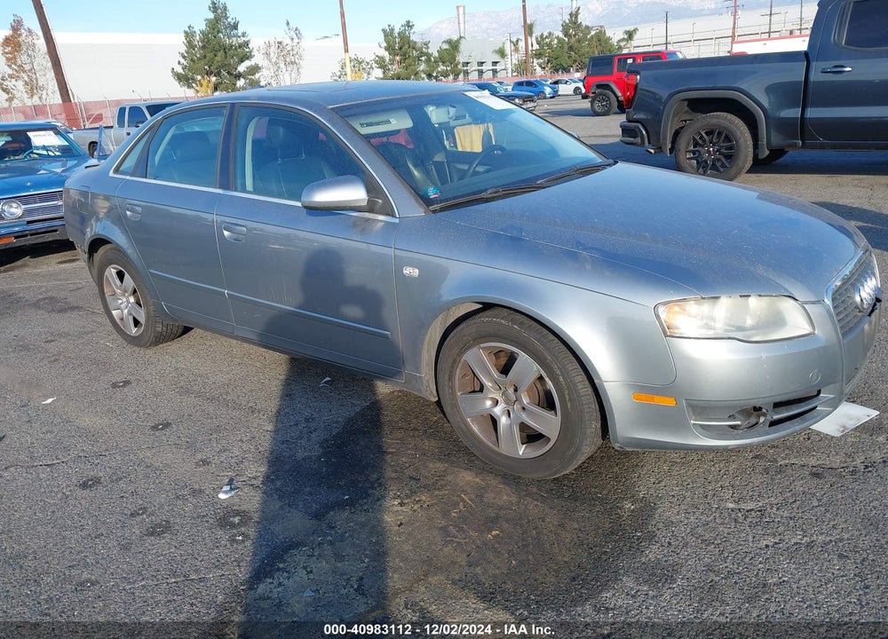 2006 AUDI A4 2.0T VIN: WAUAF78E56A170222
