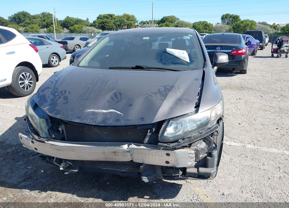 2013 HONDA CIVIC LX VIN: 19XFB2F50DE005215