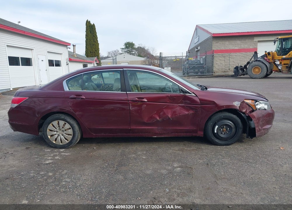 2009 HONDA ACCORD 2.4 LX VIN: 1HGCP26389A152333