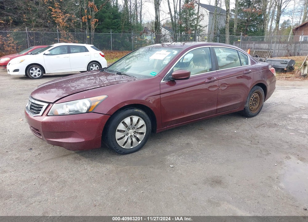 2009 HONDA ACCORD 2.4 LX VIN: 1HGCP26389A152333