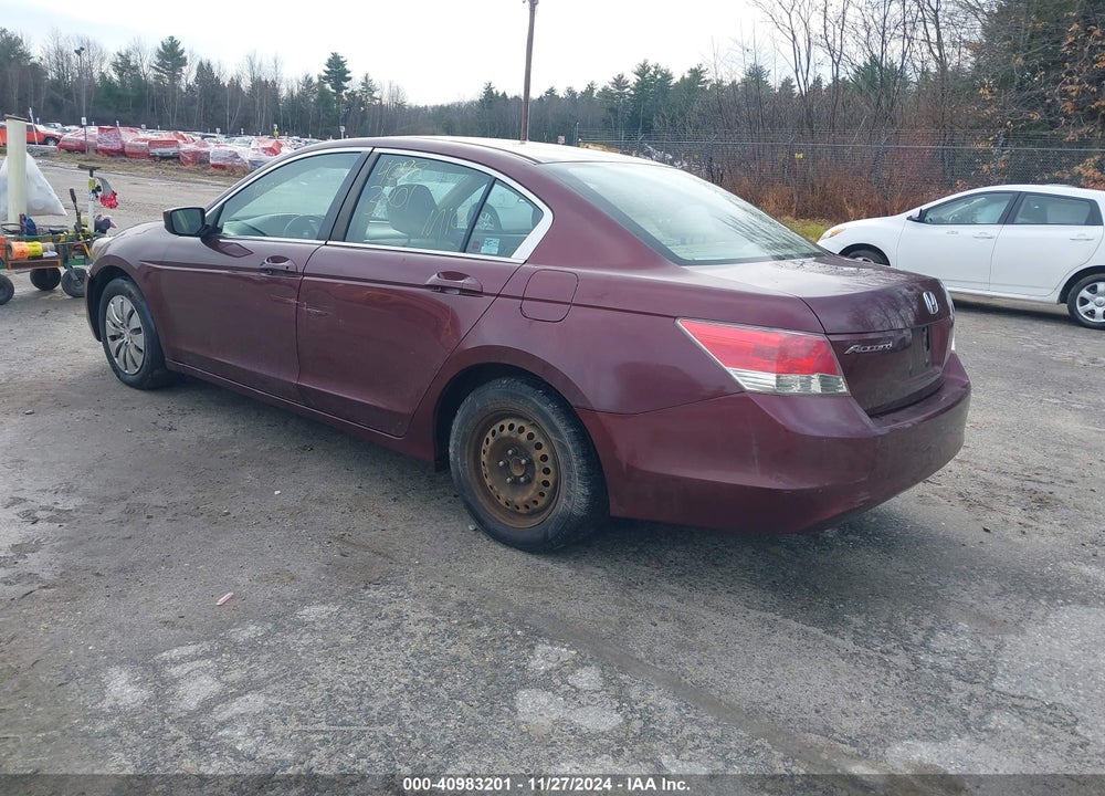 2009 HONDA ACCORD 2.4 LX VIN: 1HGCP26389A152333