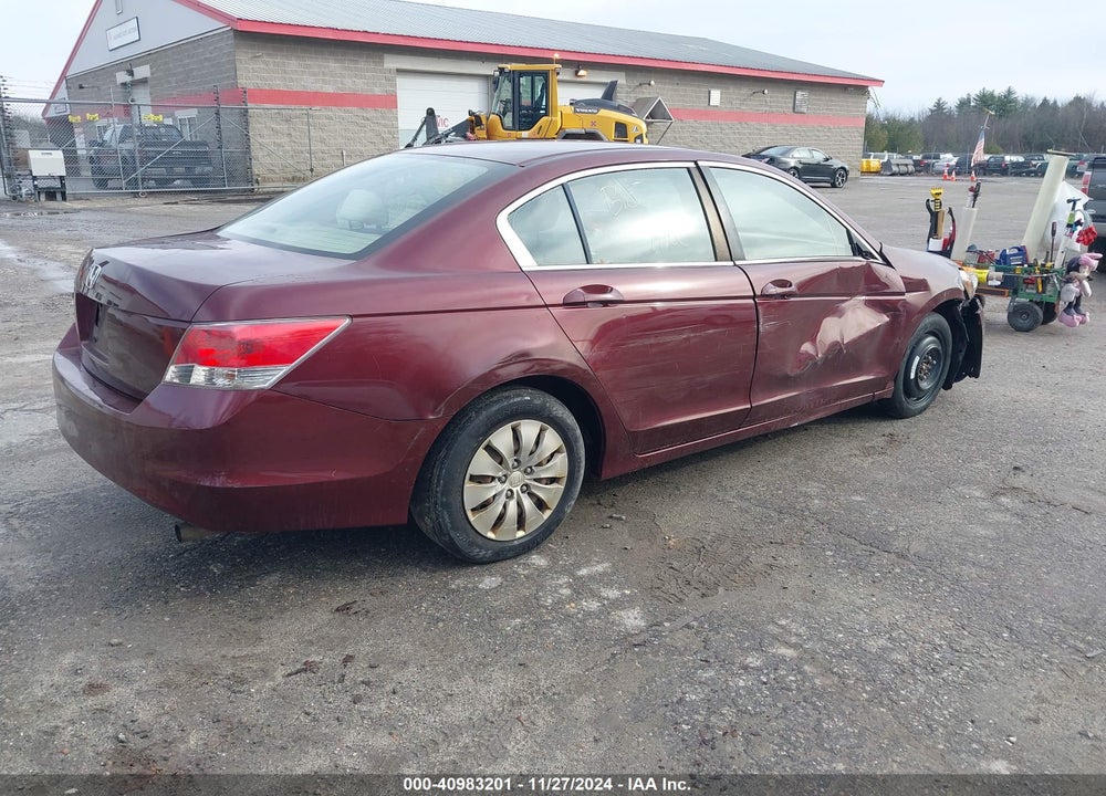 2009 HONDA ACCORD 2.4 LX VIN: 1HGCP26389A152333